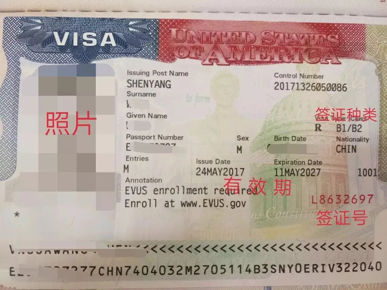 美國簽證有效期