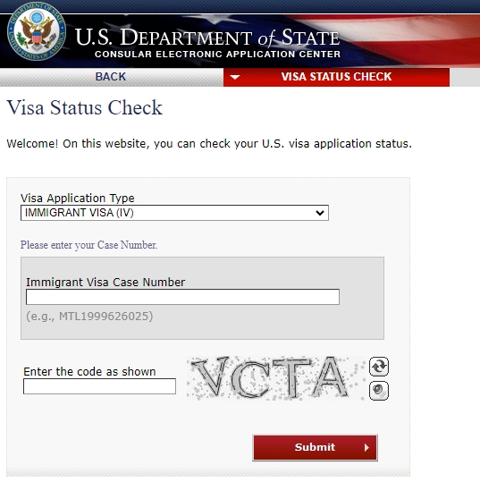 美國(guó)簽證狀態(tài)查詢